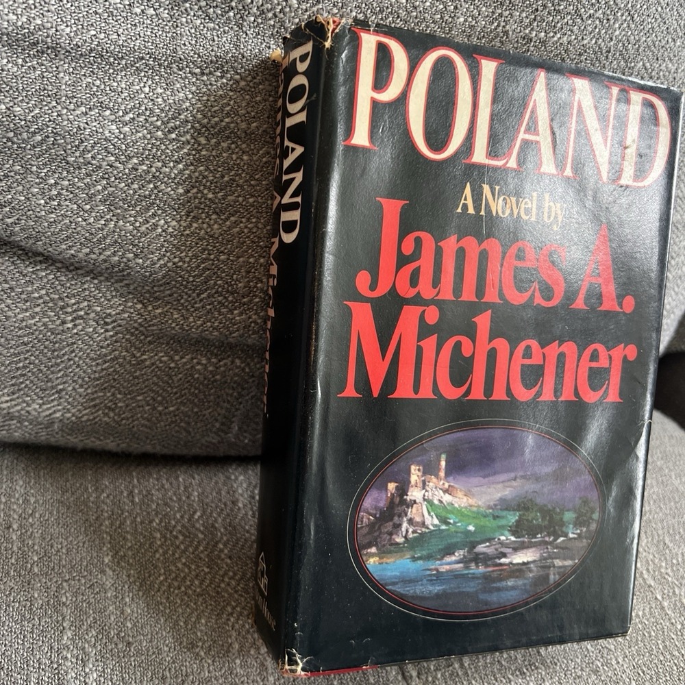 Poland A Novel by James A. Michener Vintage 1983 (Book Club Edition) Hardcover